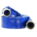Duromax 2 in. x 25 ft. Pin Lug Fittings PVC Lay Flat Water Pump Discharge Hose, Reinforcement Spiral Plies XPH0225D